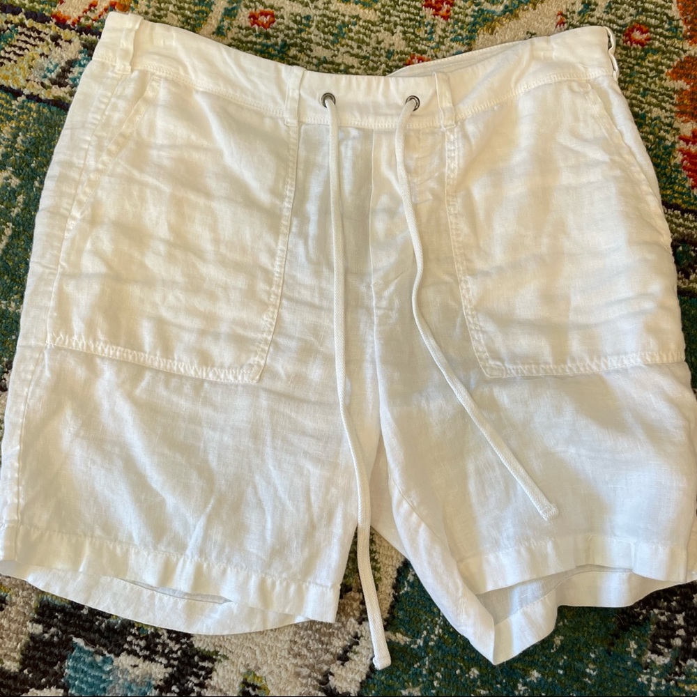 James Perse linen shorts.